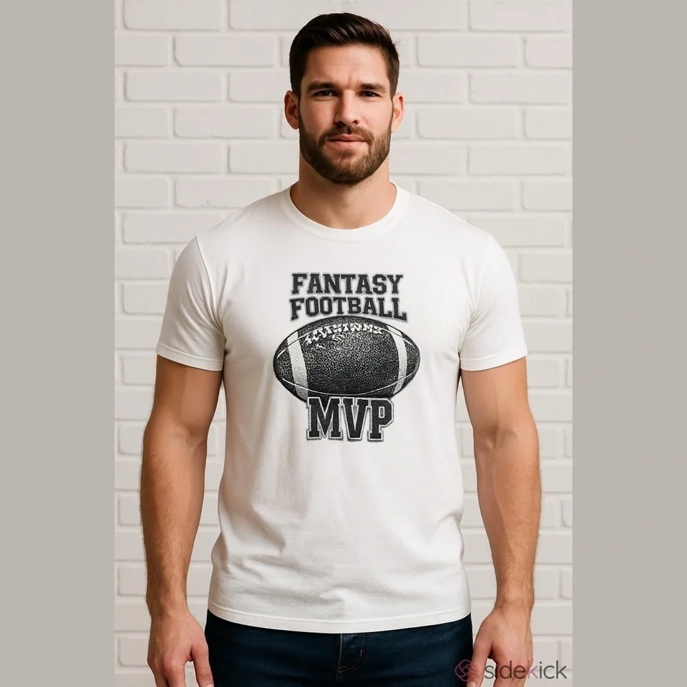 LuLaRoe Unisex Adults 2XL Hudson Short Sleeve Shirt “Fantasy Football MVP”